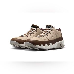 Nike Air Jordan 9 Low Golf “Masters” Wood-Grain FN6929-200 - Men Size 12 - NEW